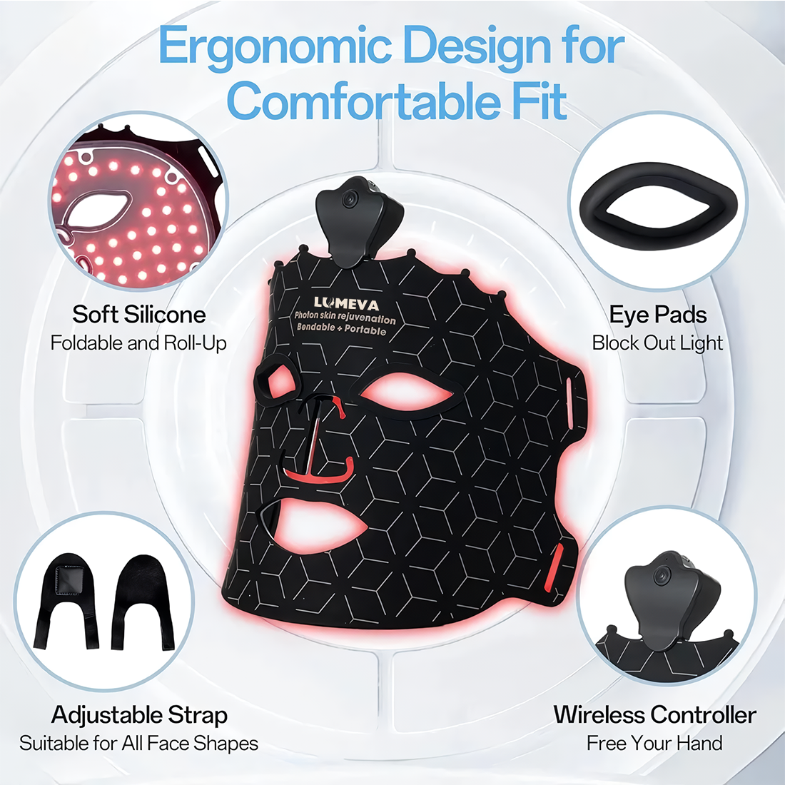 LUMEVA™ LED Light Therapy Mask